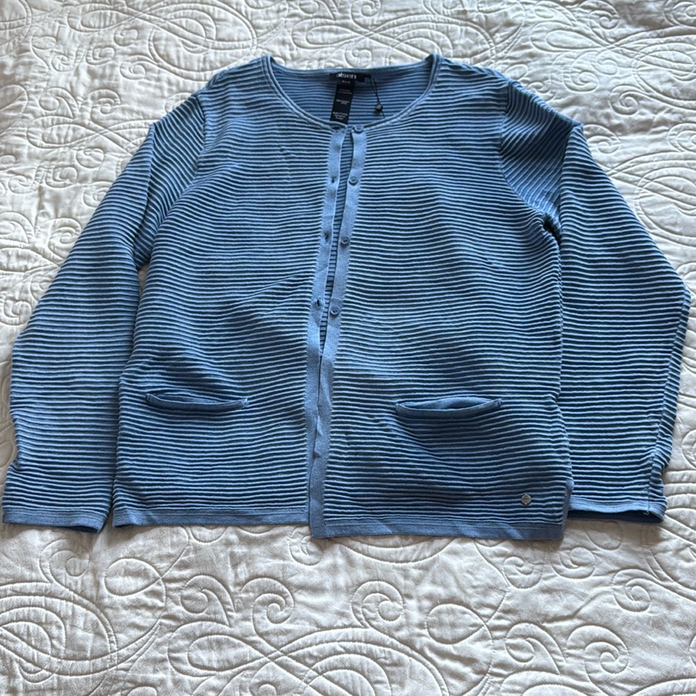 Olsen Cardigan in Blue. Size M/L